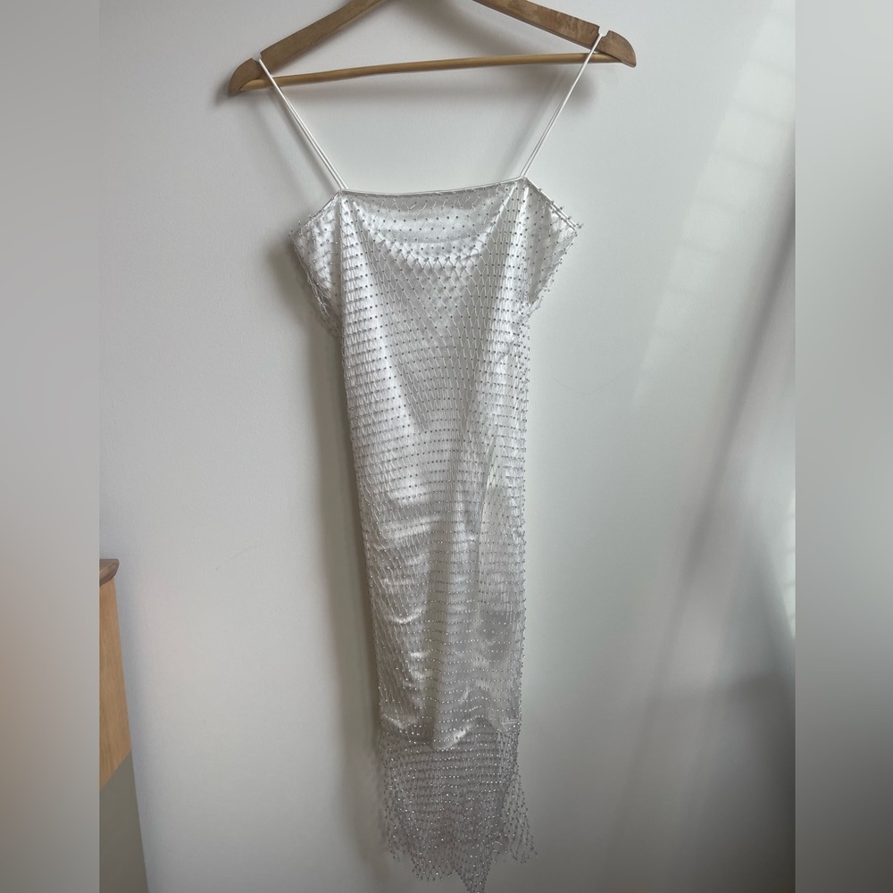 NWOT SPARKLE MESH BACHELORETTE DRESS SIZE XSMALL